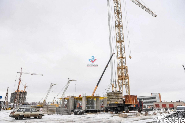 2-комн квартира в новом доме Железнодорожный район,  жилой комплекс Norwood