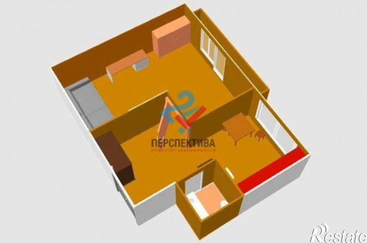 1-комн квартира улица 8 Марта, 21