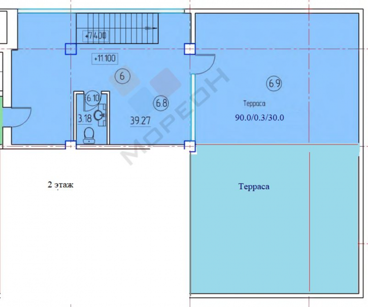 4-комн квартира Береговая ул, 10