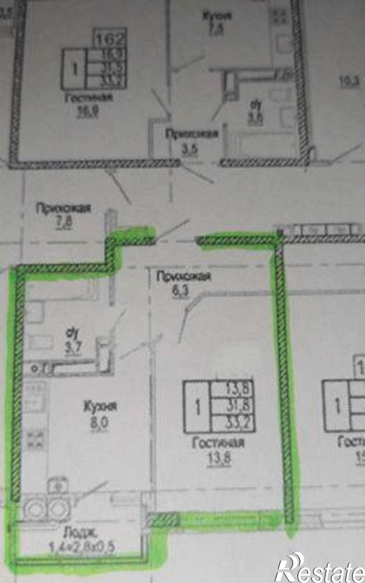 Купить квартиру за 3 250 000 рублей на Берберовская улица, 2/101с2