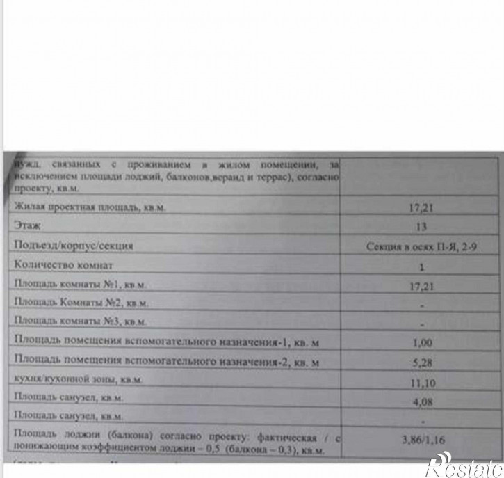 1-комн квартира в новом доме улица Оганова, 20