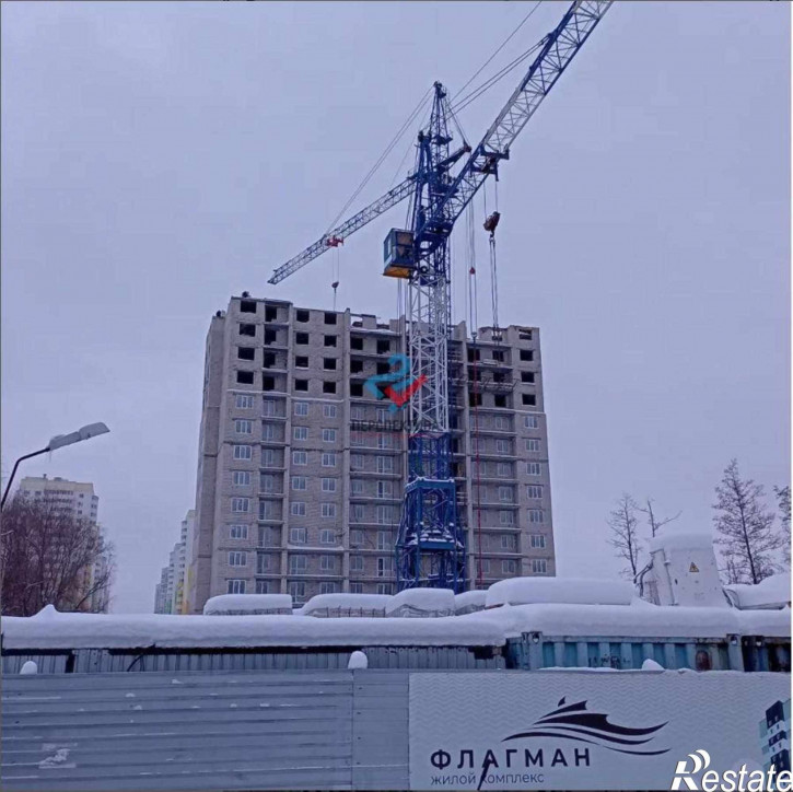 2-комн квартира в новом доме улица Антонова, 2А