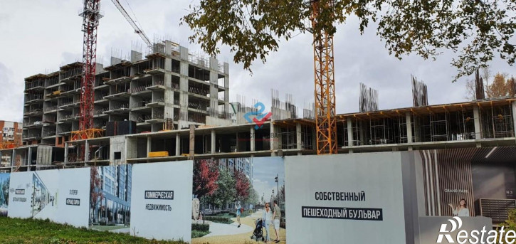 2-комн квартира в новом доме улица Лозицкой, 1А