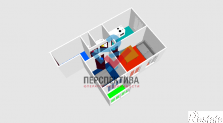 2-комн квартира Озёрная улица, 13