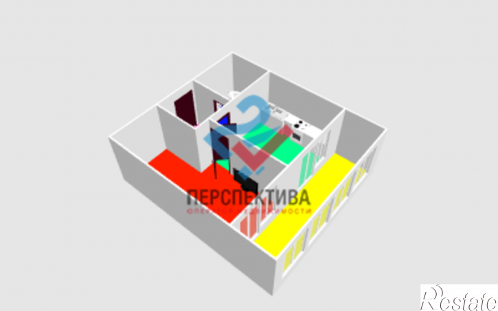 1-комн квартира Озёрная улица, 13