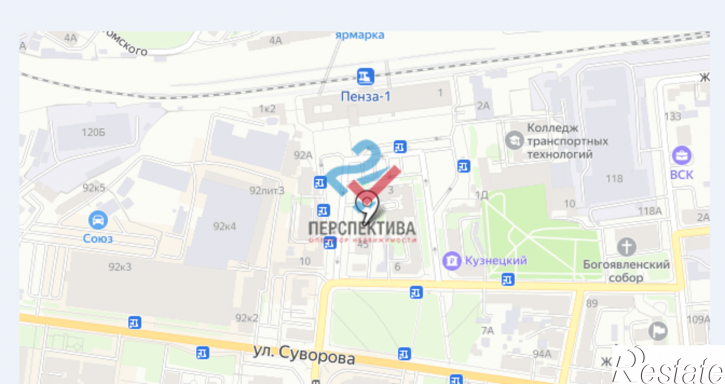 1-комн квартира улица Плеханова, 45