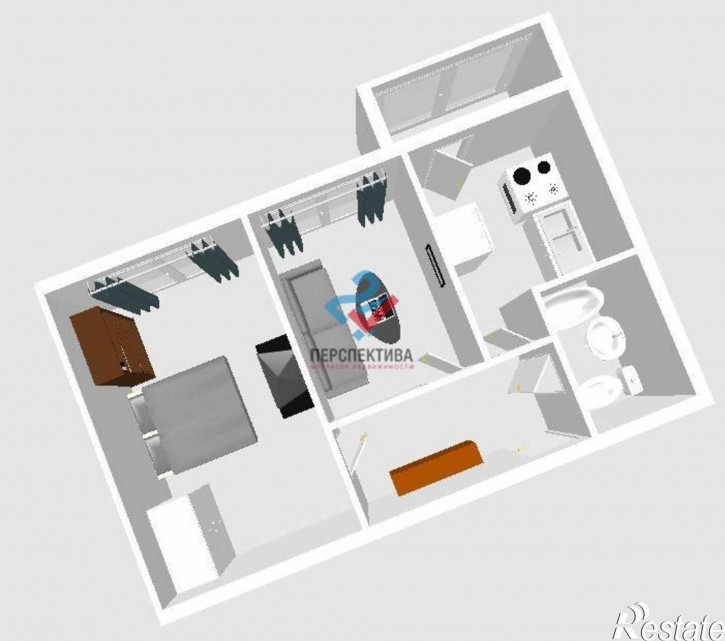 2-комн квартира Фонтанная улица, 7