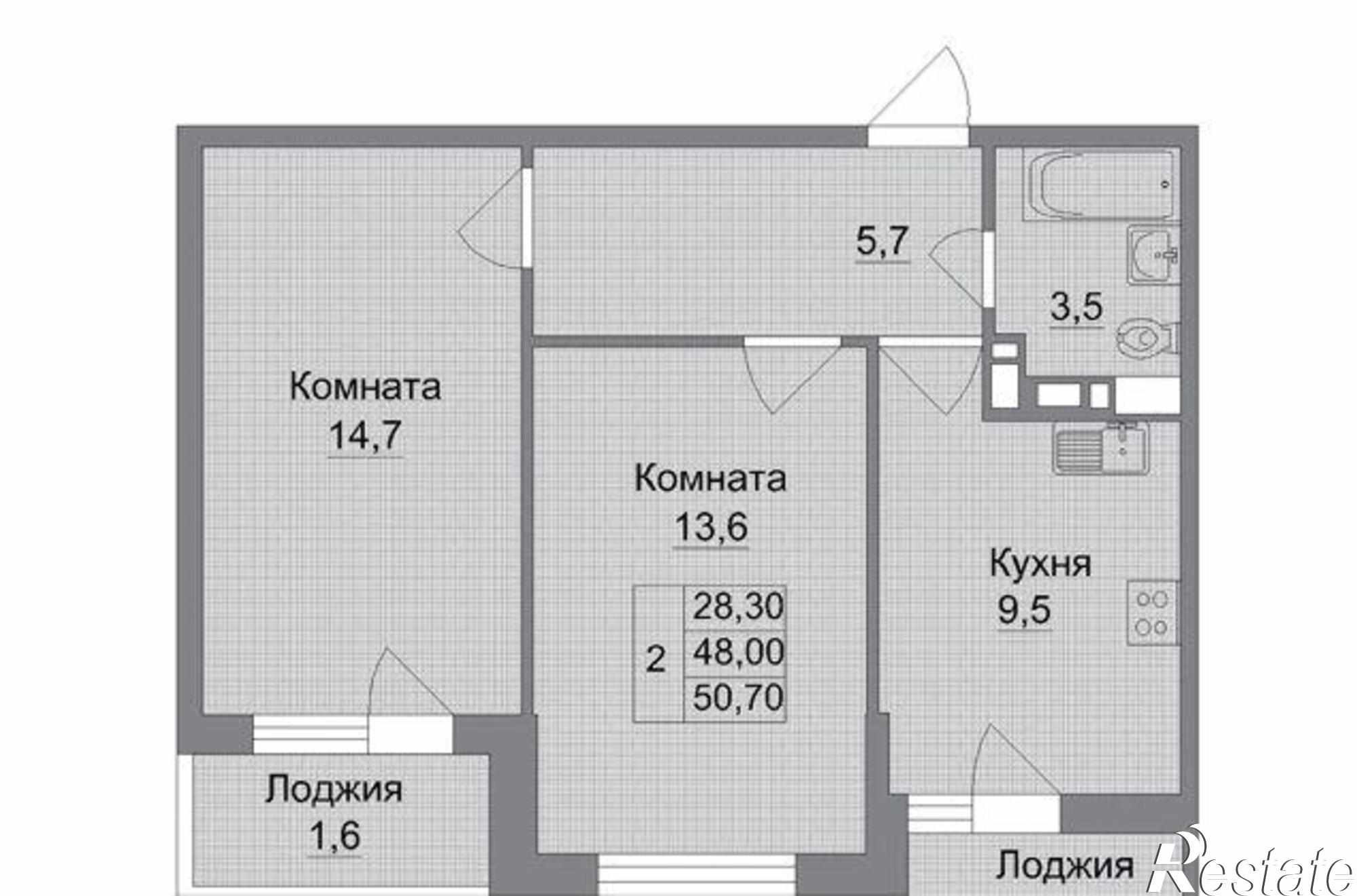 Купить квартиру за 4 200 000 рублей на Тибетская улица, 1Бс2