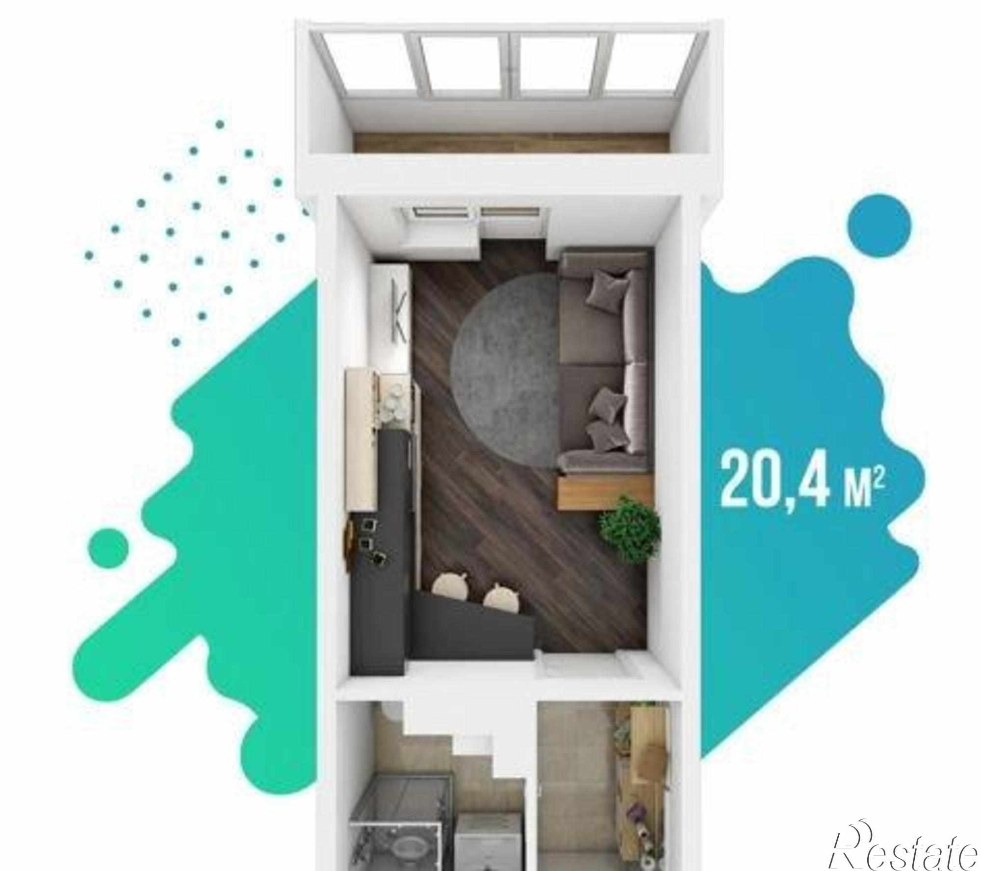 Купить квартиру за 2 350 000 рублей на улица Нансена, 83
