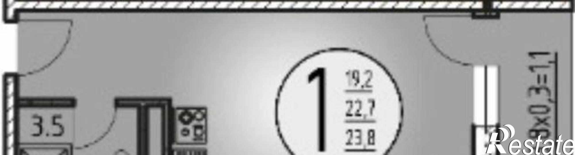 Купить квартиру за 2 850 000 рублей на улица Нансена, 103/1/5