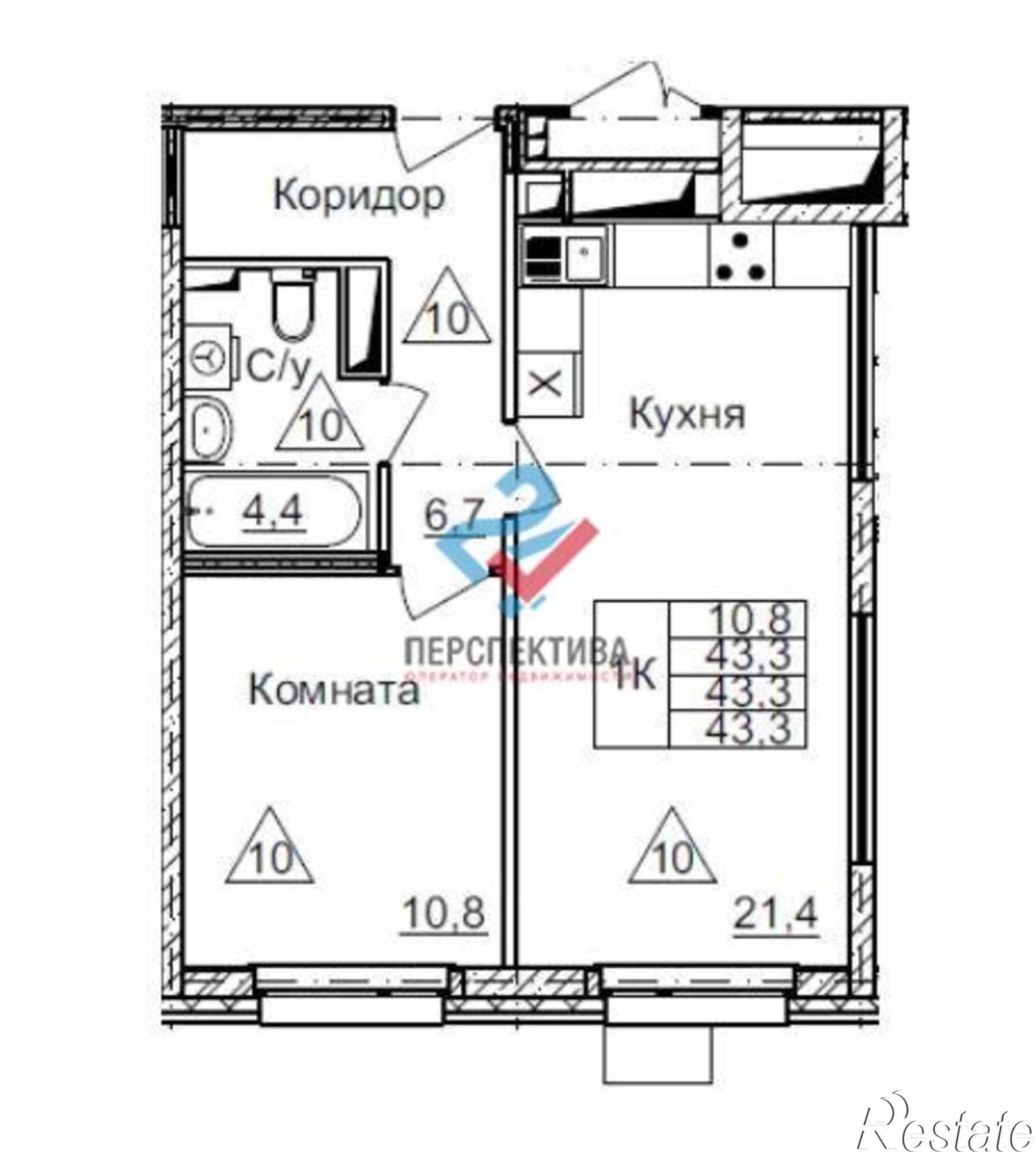 Купить квартиру за 3 750 000 рублей на микрорайон Дальнее Арбеково,  жилой комплекс Зеландия