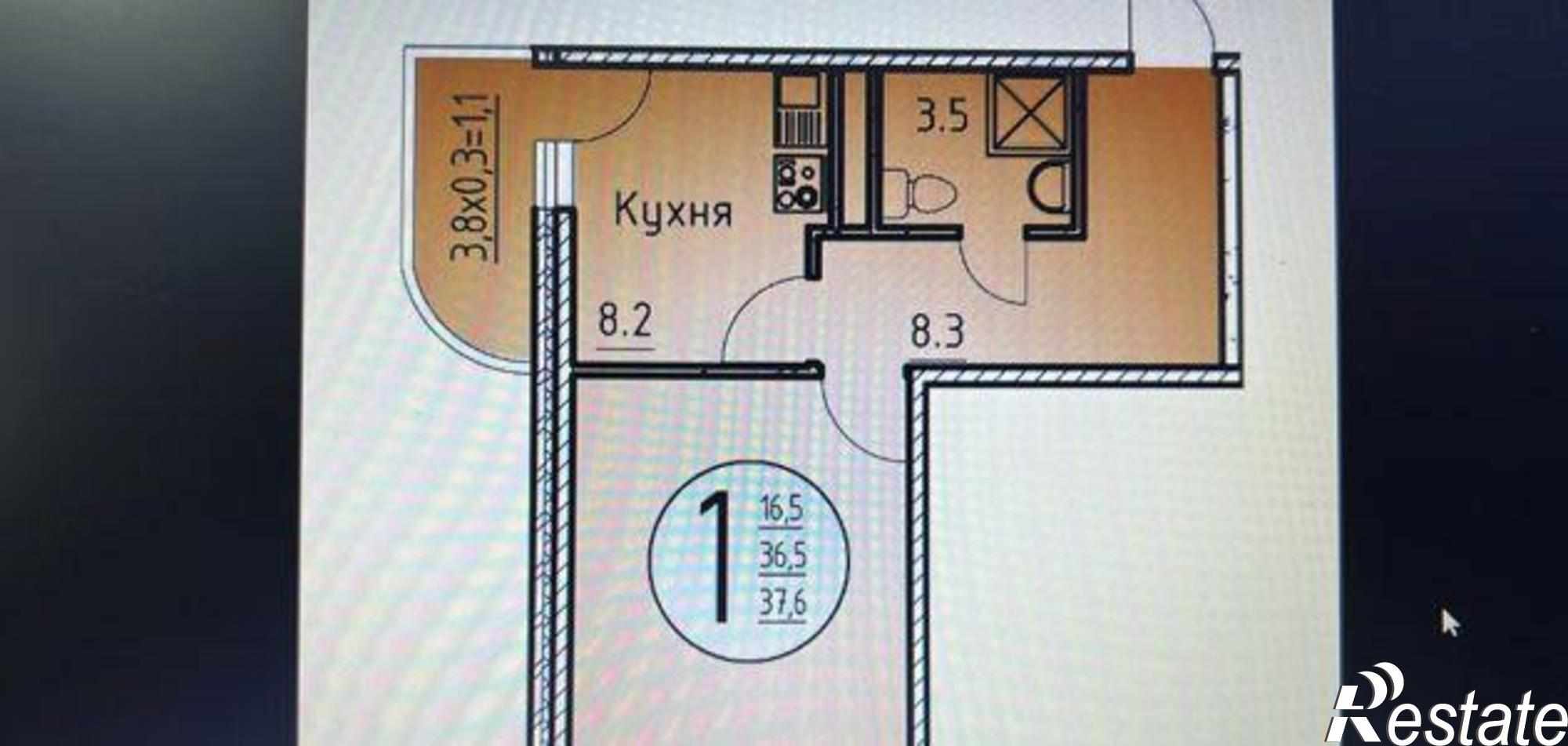 Купить квартиру за 3 500 000 рублей на улица Нансена, 103/1с9