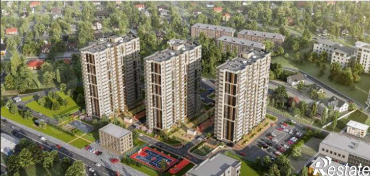 3-комн квартира в новом доме проспект Сиверса, 28