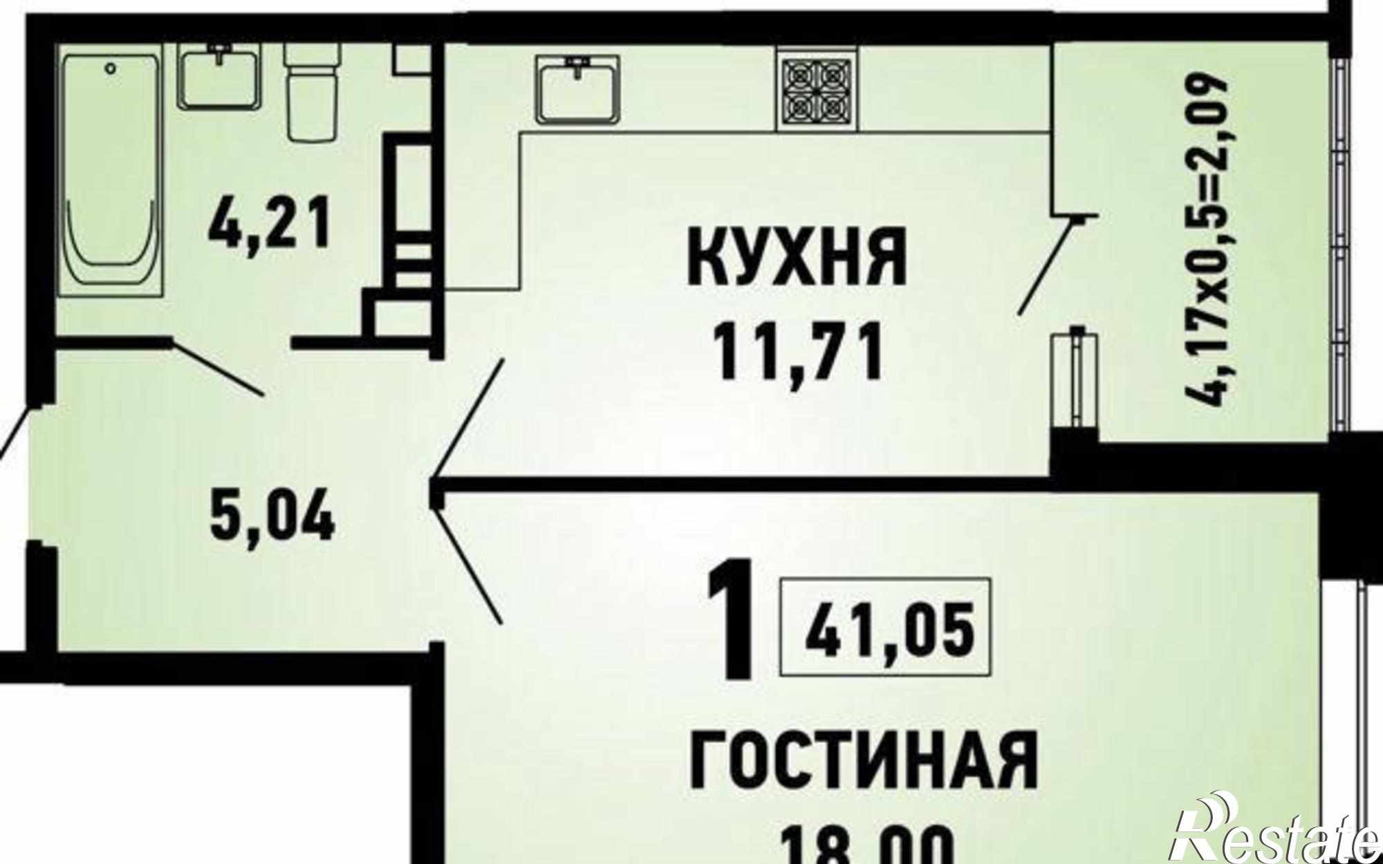Купить квартиру за 3 950 000 рублей на улица имени Героя Георгия Бочарникова, 1