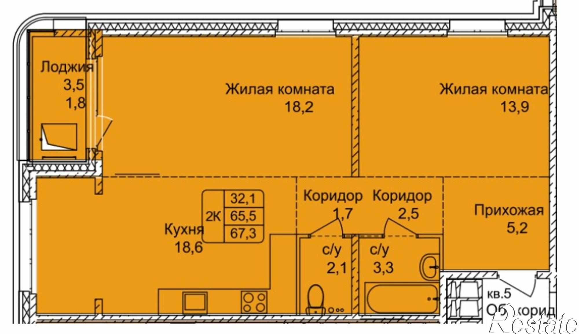Купить квартиру за 6 120 000 рублей на ул. 280-летия Барнаула, 22