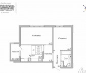 2-комн, 55 кв м, этаж 3/16 ул. Нагорная 6-я, 15Г/7
