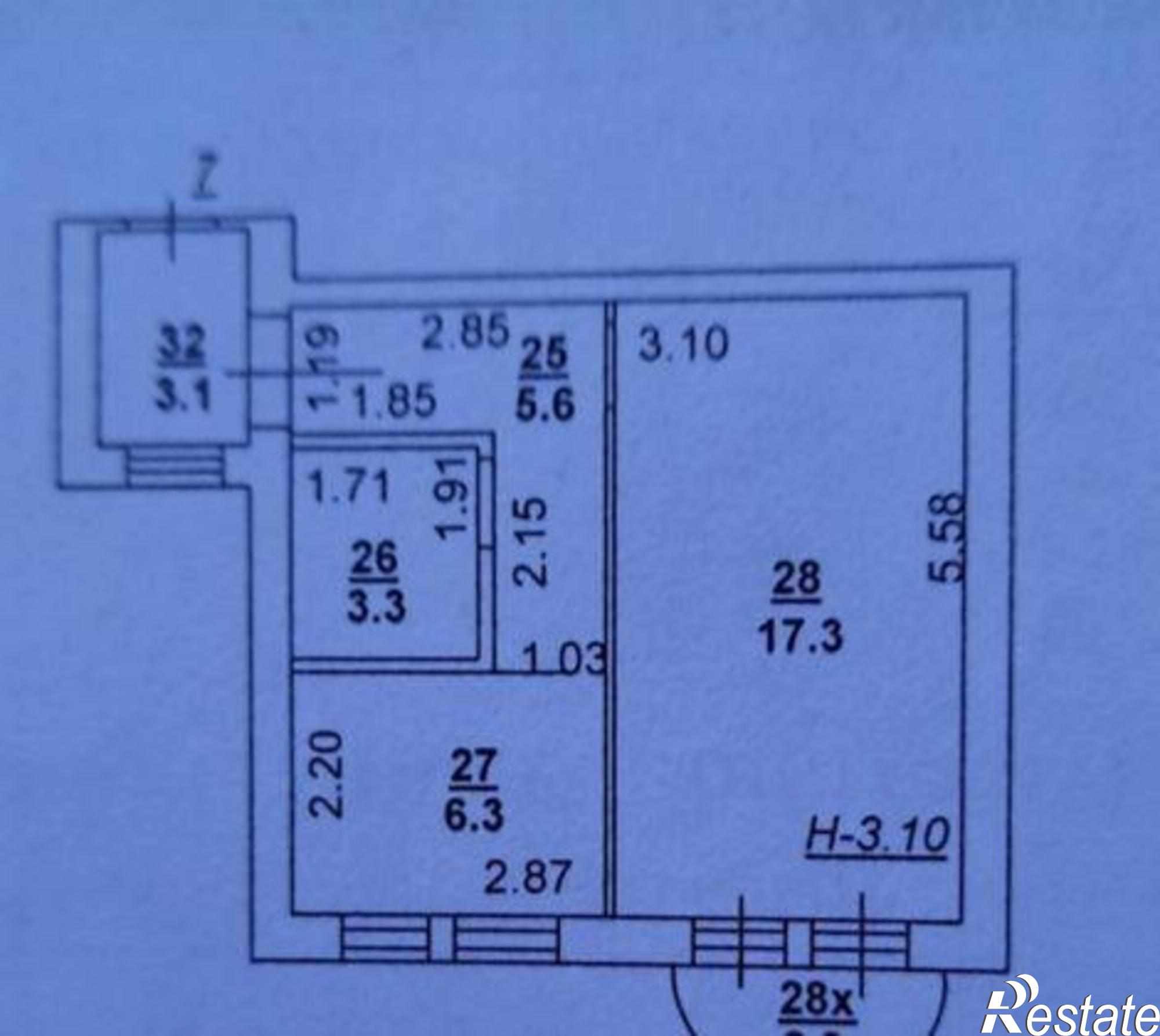 Купить квартиру за 3 750 000 рублей на Ольховский переулок, 54