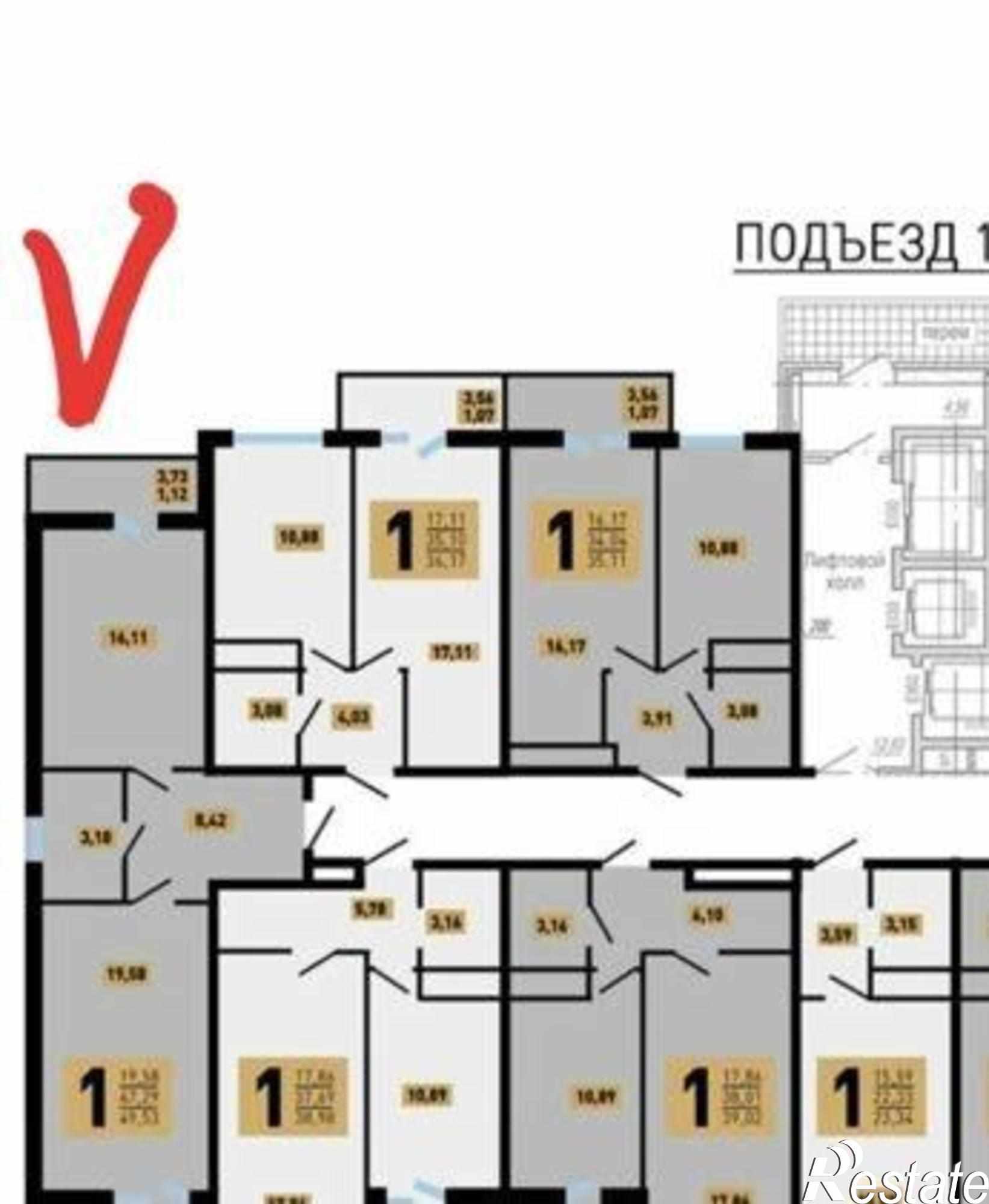 Купить квартиру за 4 500 000 рублей на Доломановский переулок, 124с2