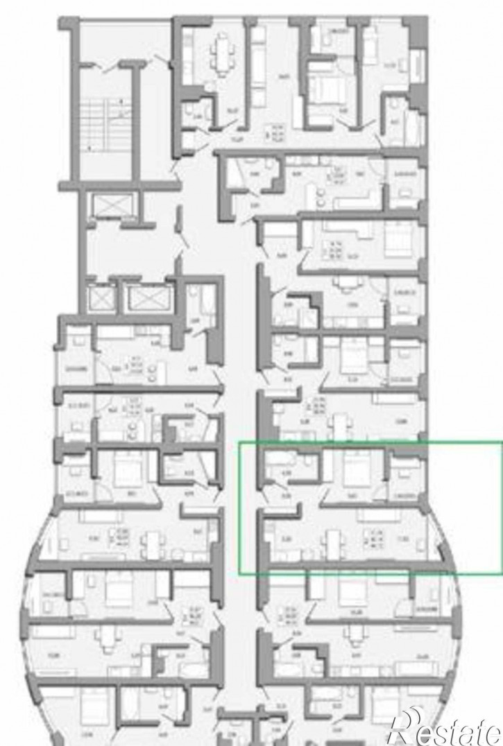 2-комн квартира в новом доме Береговая улица, 73