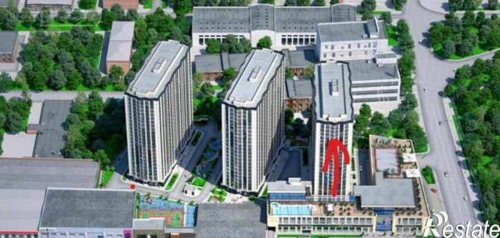 1-комн квартира в новом доме Красноармейская улица, 157Вс1