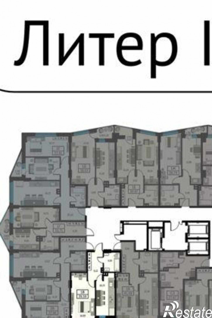 1-комн квартира в новом доме Красноармейская улица, 157Вс1