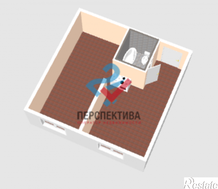 1-комн квартира улица Воровского, 24