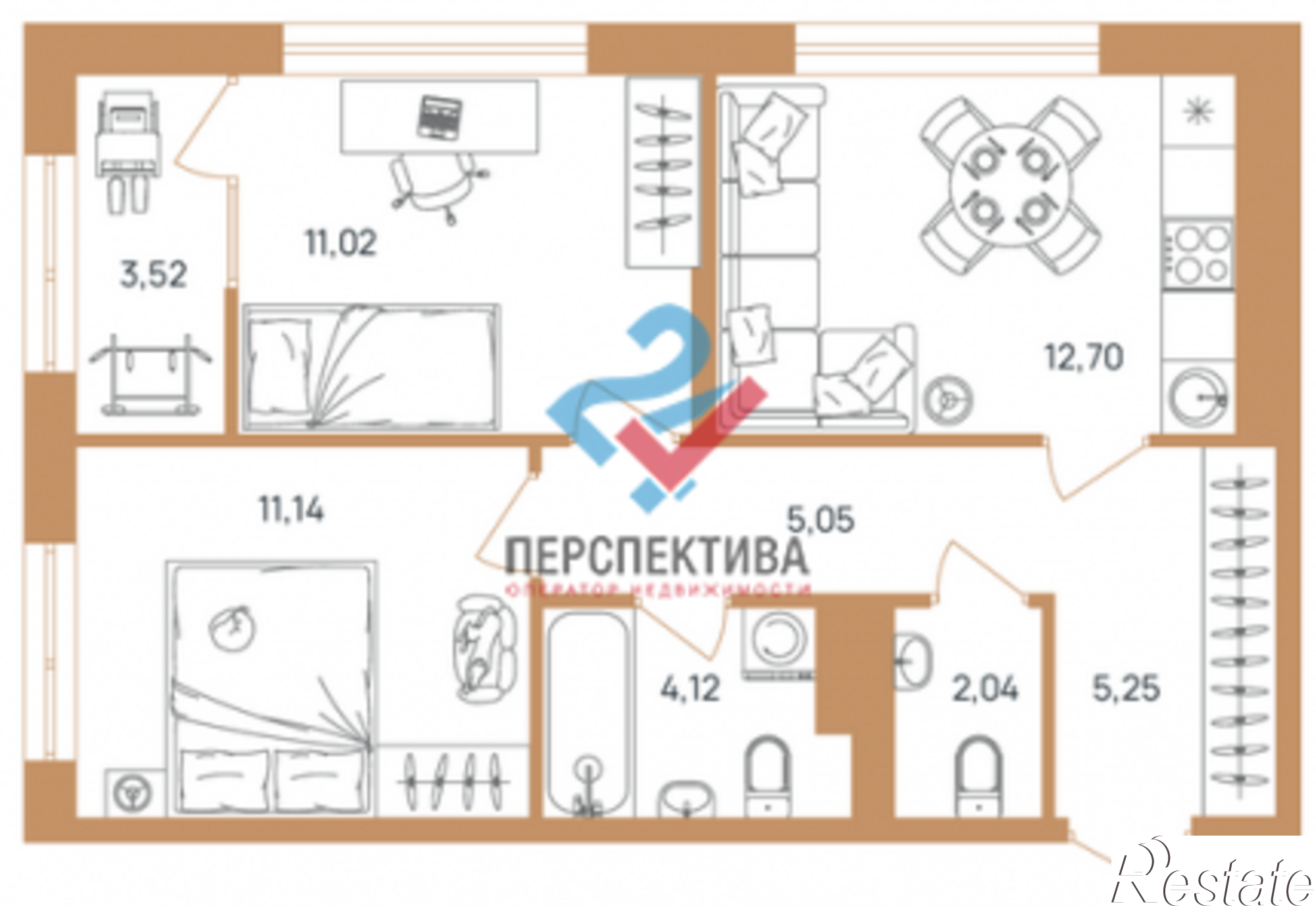 Купить квартиру за 4 356 000 рублей на улица 65-летия Победы, 3