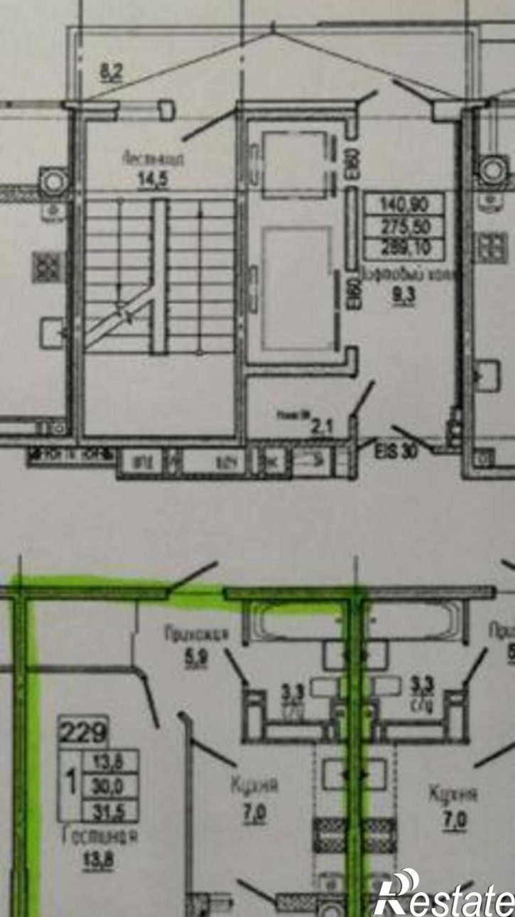 1-комн квартира в новом доме Берберовская улица, 14