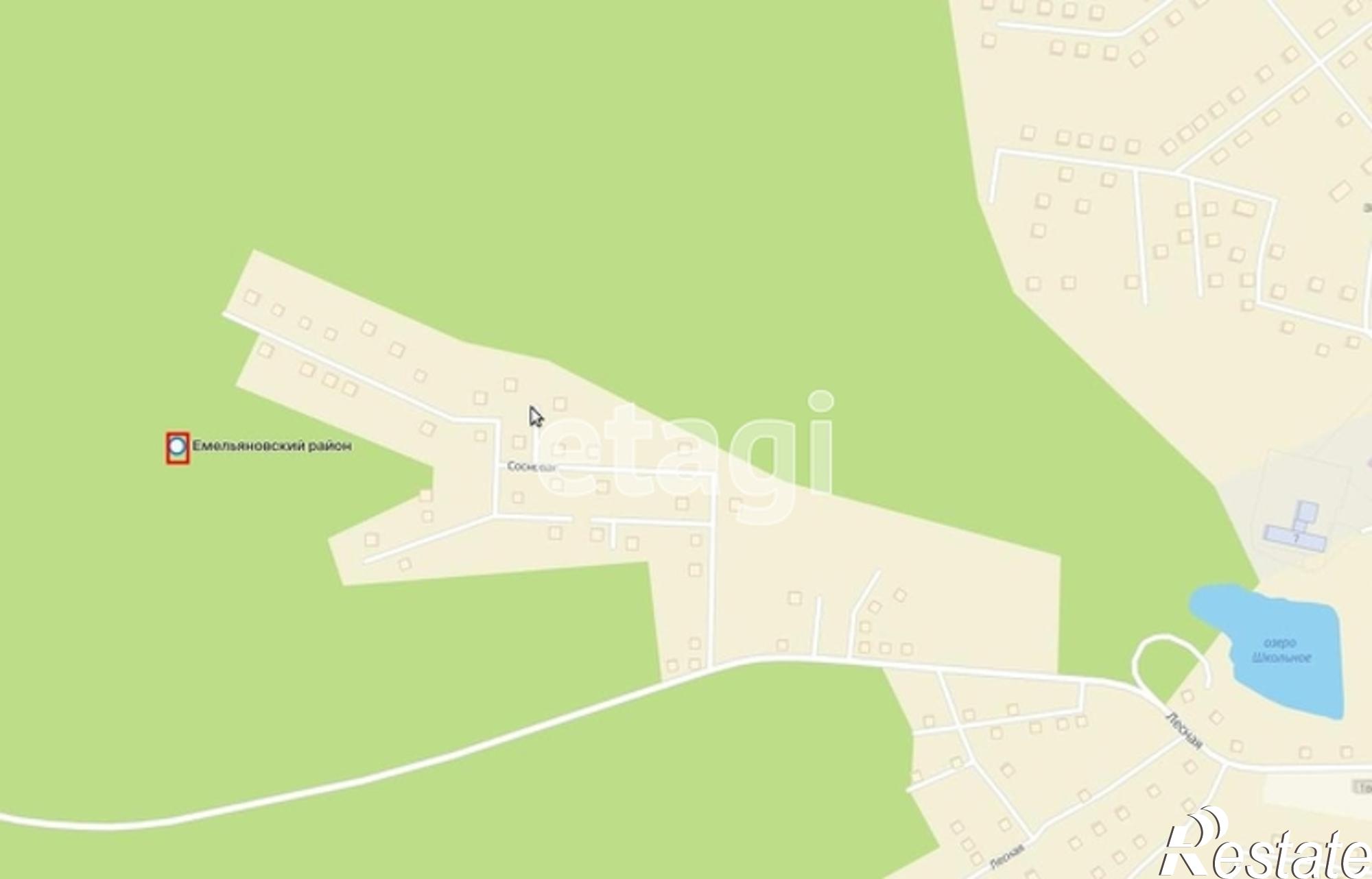 Купить землю, земельный участок за 1 200 000 рублей на Сосновая улица