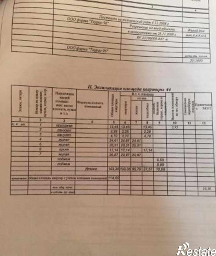 3-комн квартира в новом доме Черкасская улица, 71/1