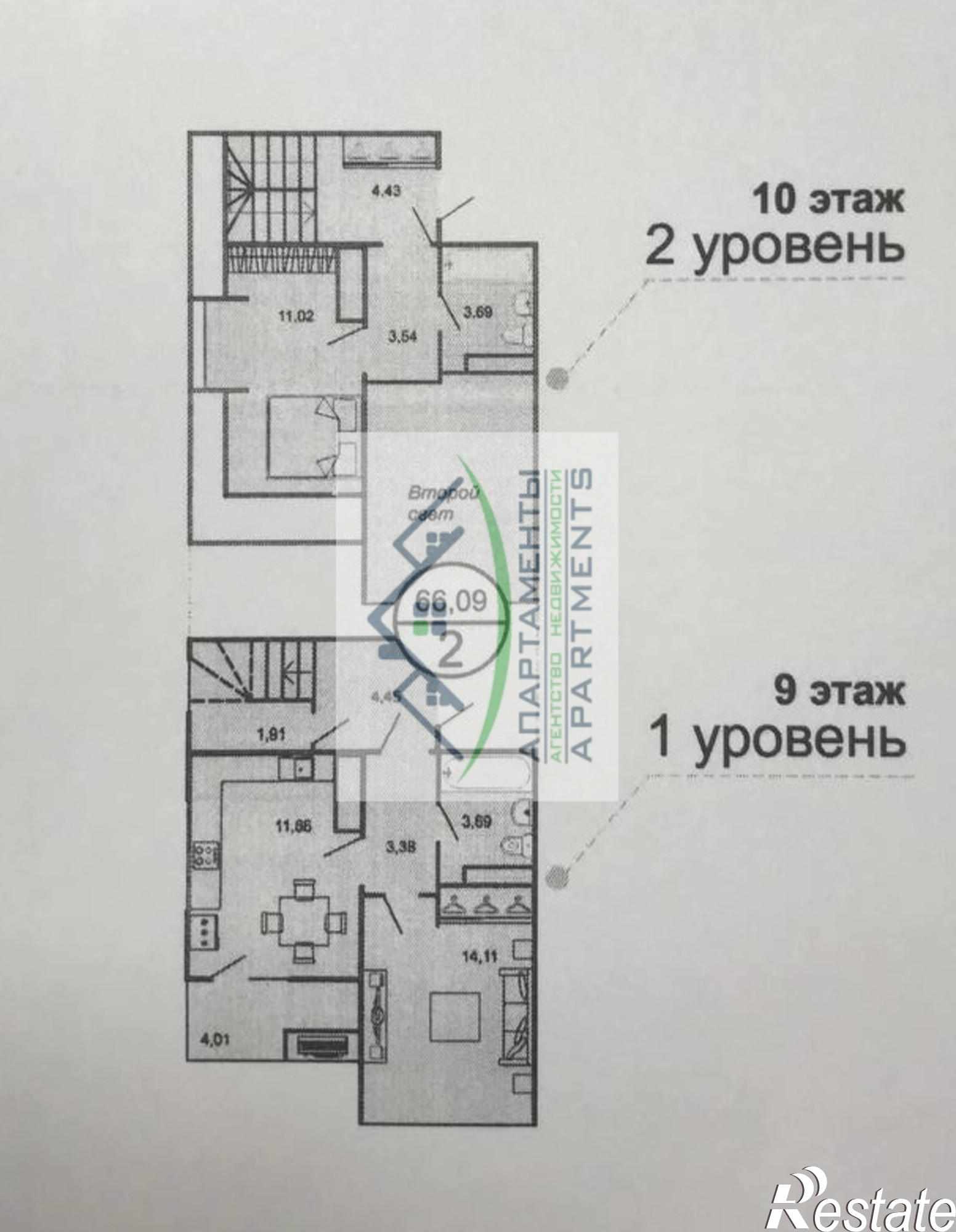 Купить квартиру за 6 200 000 рублей на Малиновского пер, 24