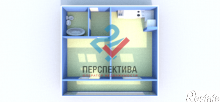 2-комн квартира в новом доме Комсомольская улица, с5