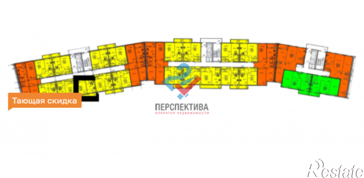 1-комн квартира в новом доме жилой комплекс Арбековская Застава,  с11