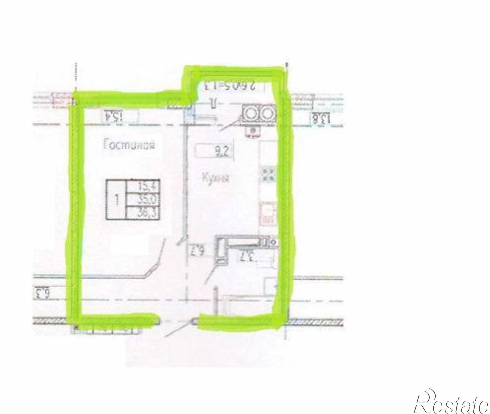Купить квартиру за 3 400 000 рублей на Берберовская улица, 6/2