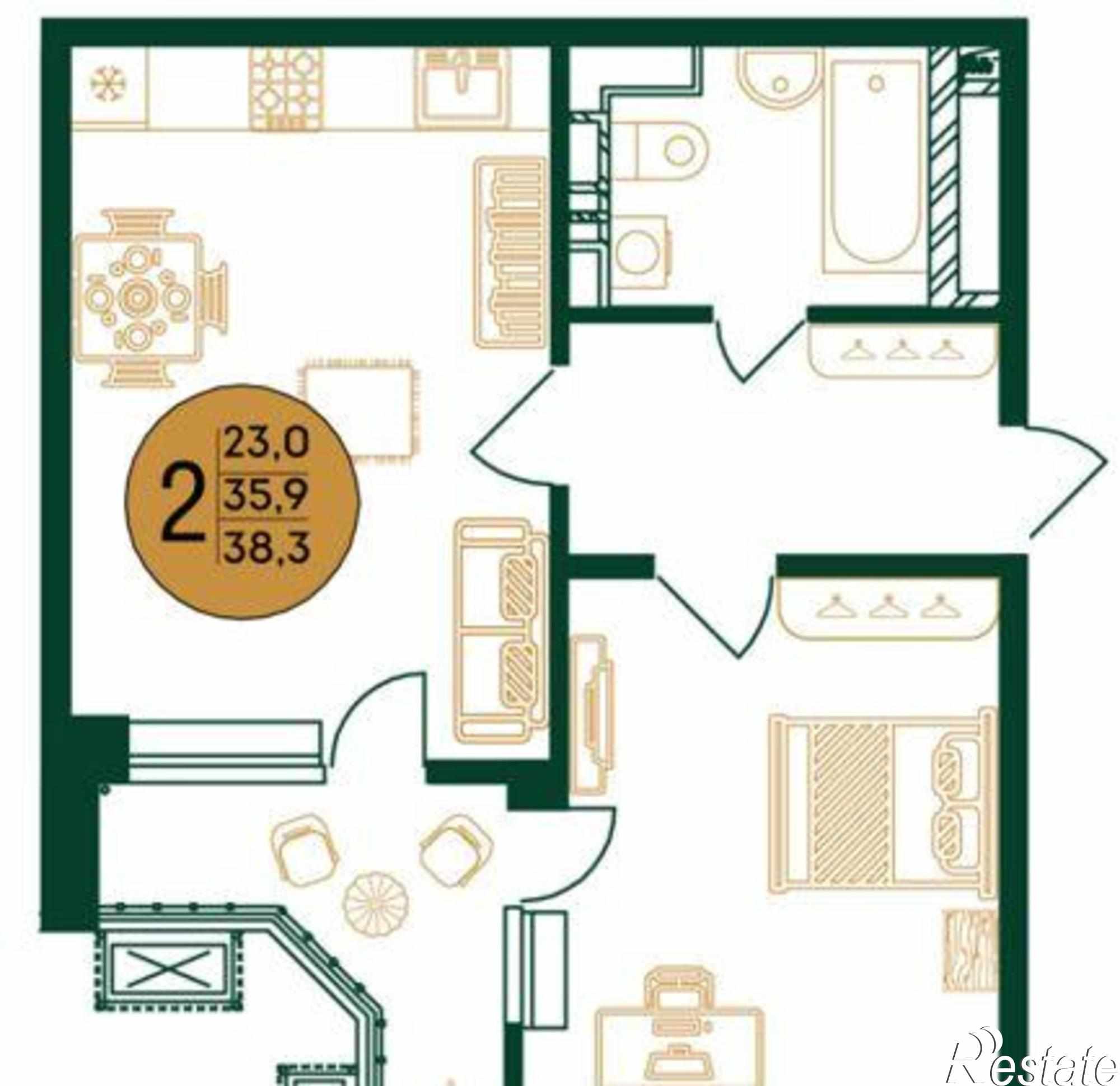 Купить квартиру за 4 900 000 рублей на улица Мечникова, 110Б