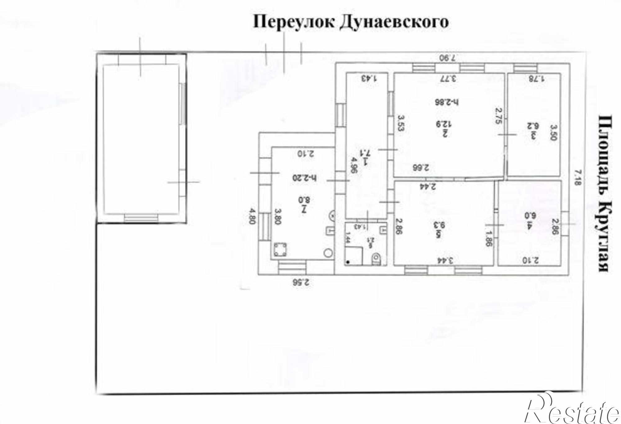 Купить дачу, дом, коттедж за 6 370 000 рублей на переулок Дунаевского, 1/9
