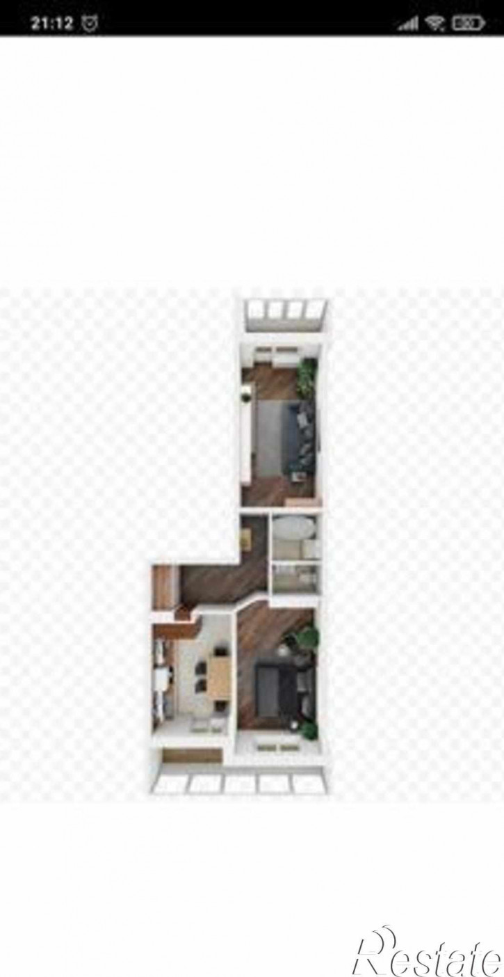 2-комн квартира в новом доме улица Нансена, 83