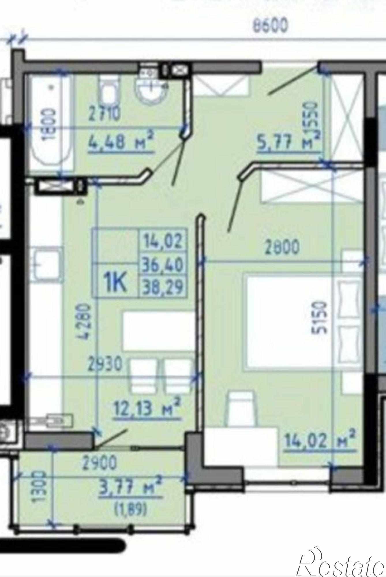 Купить квартиру за 3 948 350 рублей на Комсомольская ул, 131A