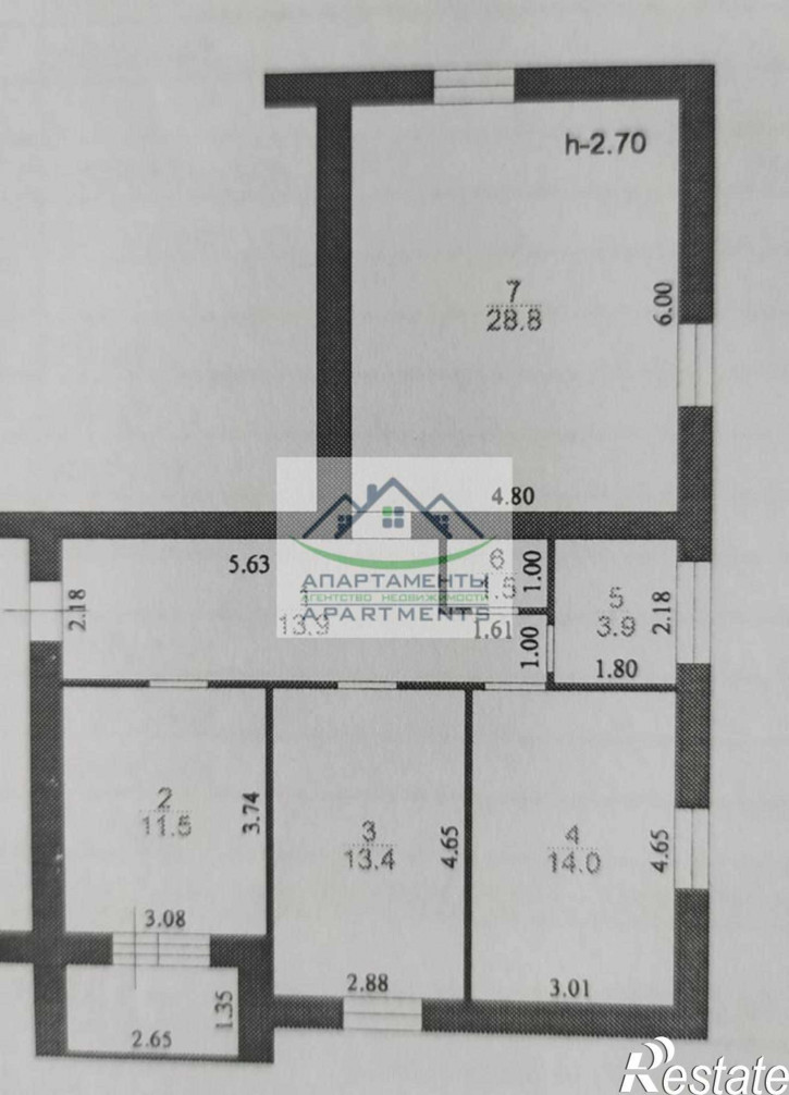 3-комн квартира 295 Стрелковой Дивизии ул, 13к3
