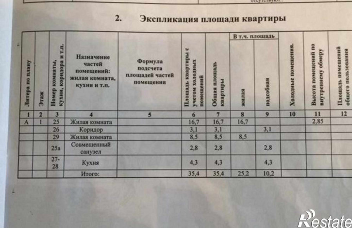 2-комн квартира Вильнюсская улица, 6