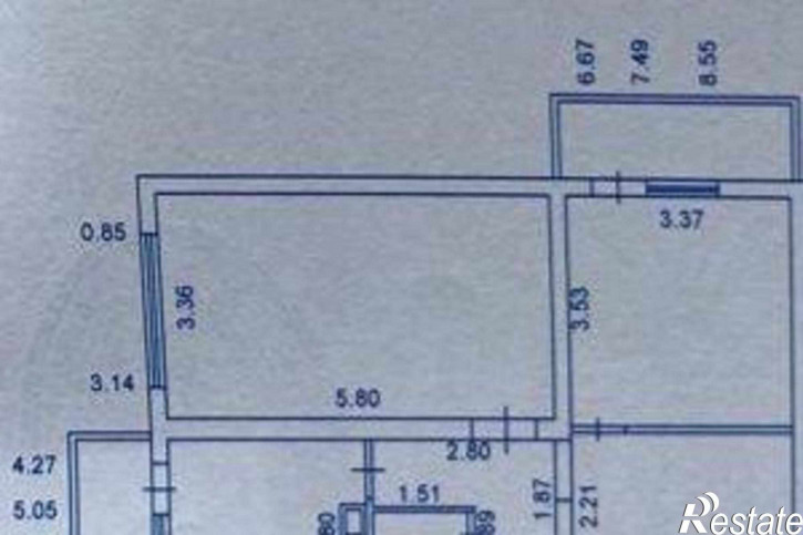 2-комн квартира в новом доме Черкасская улица, 72
