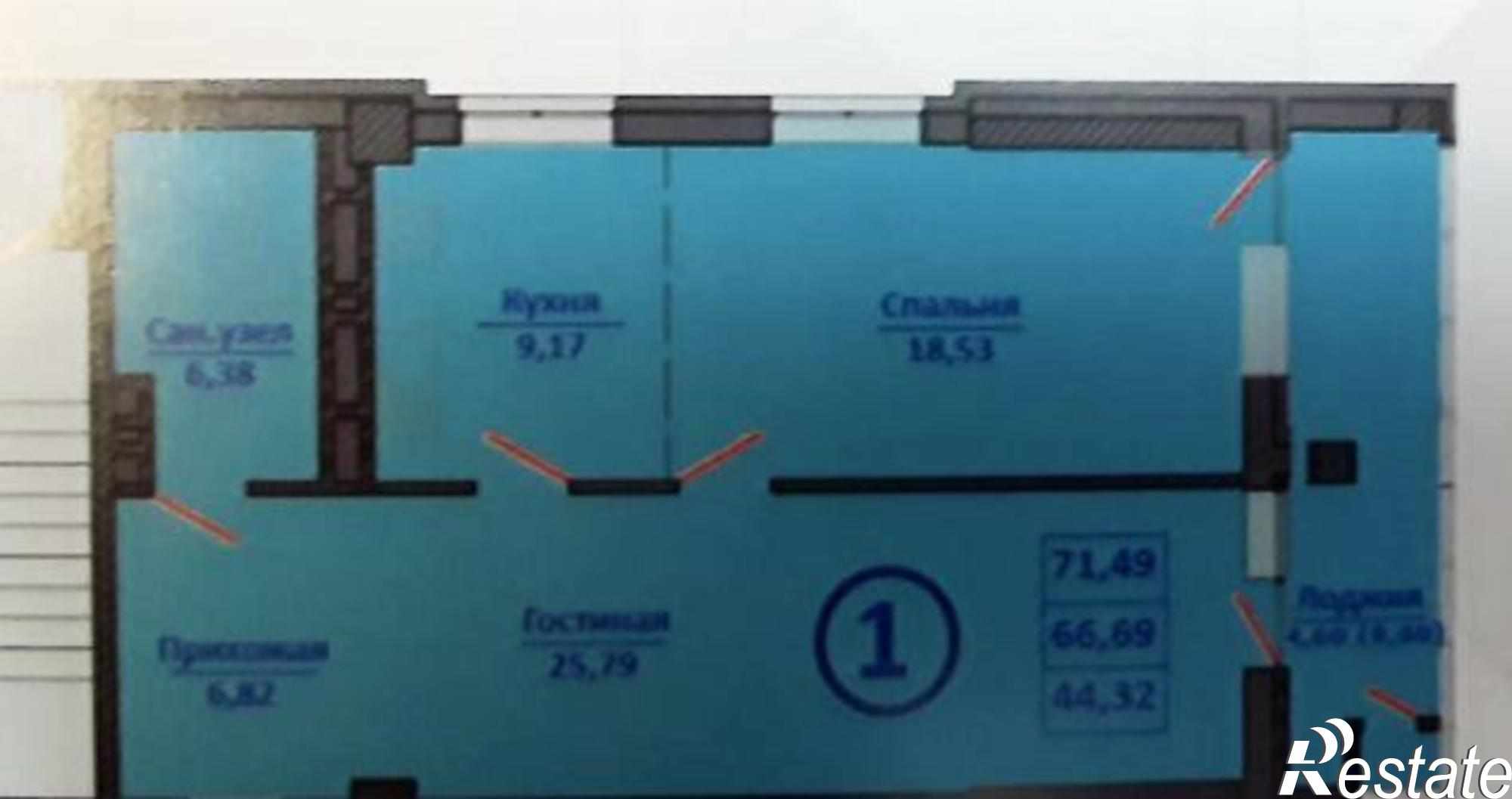 Купить квартиру за 5 700 000 рублей на Стадионная улица, 38