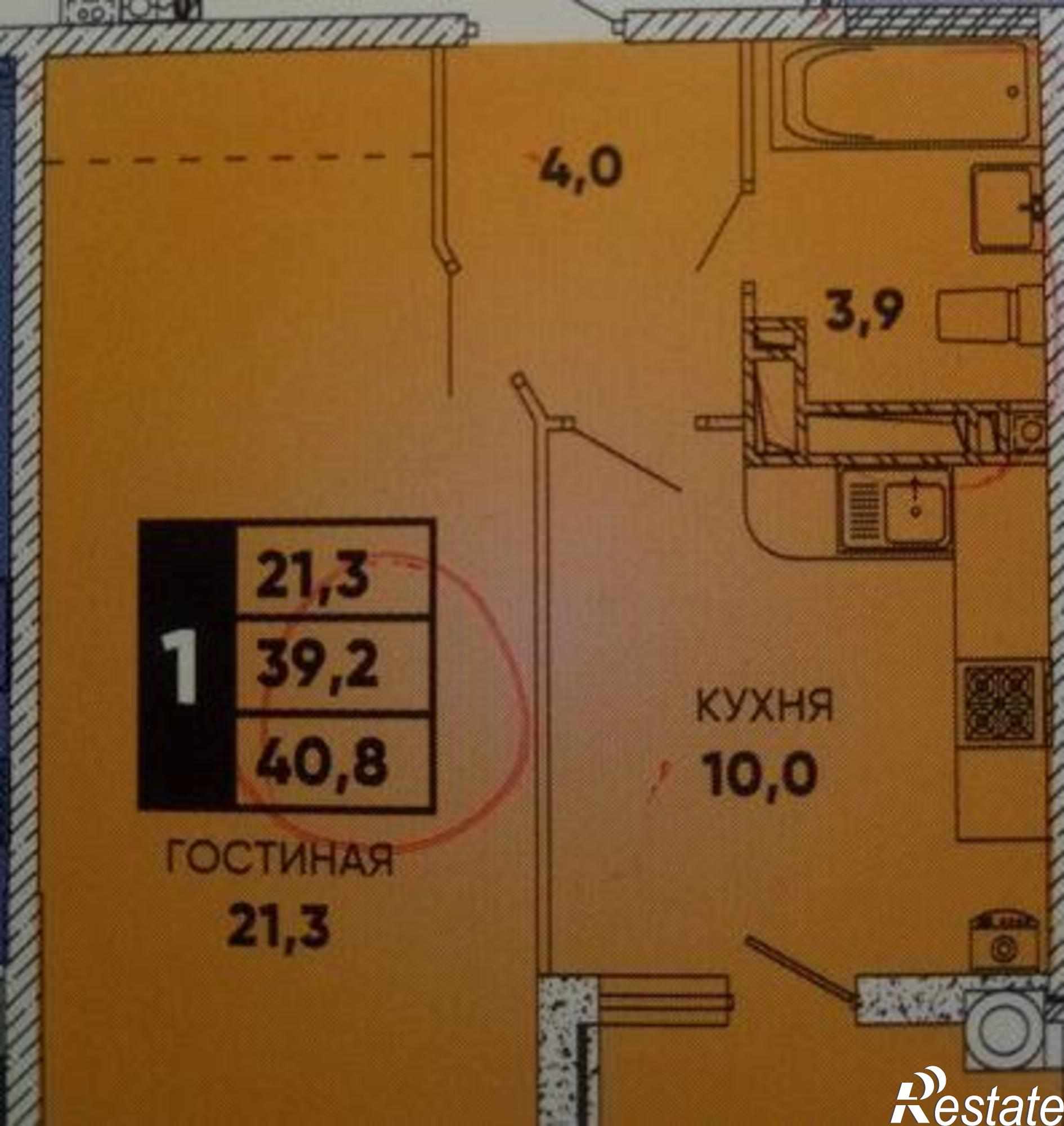 Купить квартиру за 4 250 000 рублей на Берберовская улица, 6/2