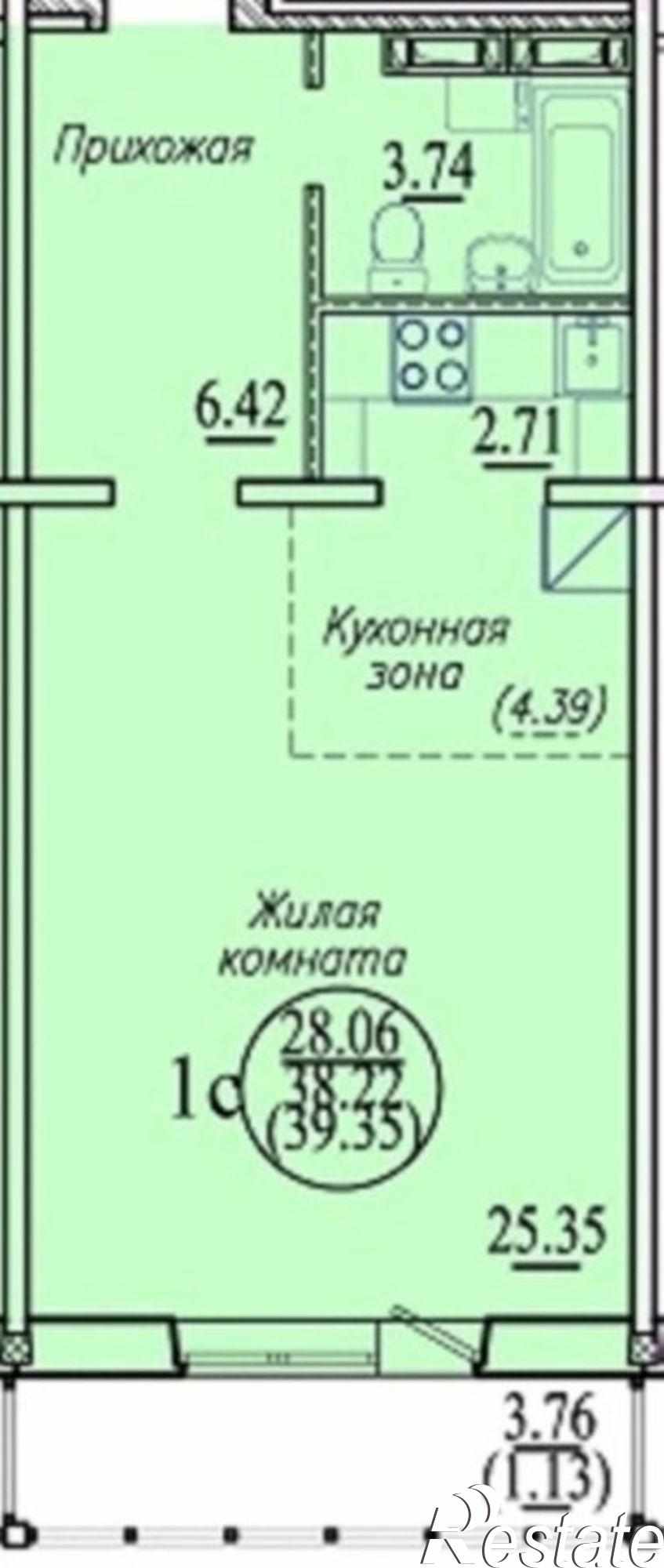 Купить квартиру за 1 153 940 рублей на ул. Высоцкого,171 стр