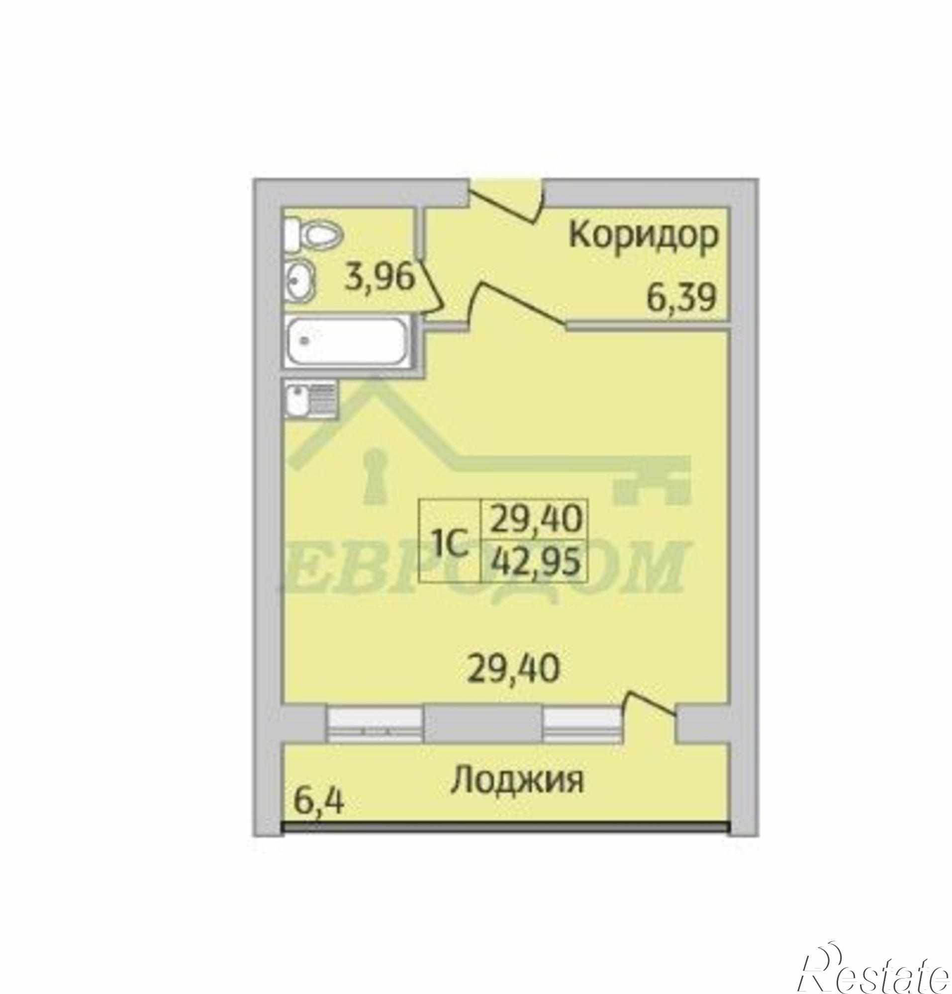 Купить квартиру за 3 951 400 рублей на ул. Юности,5