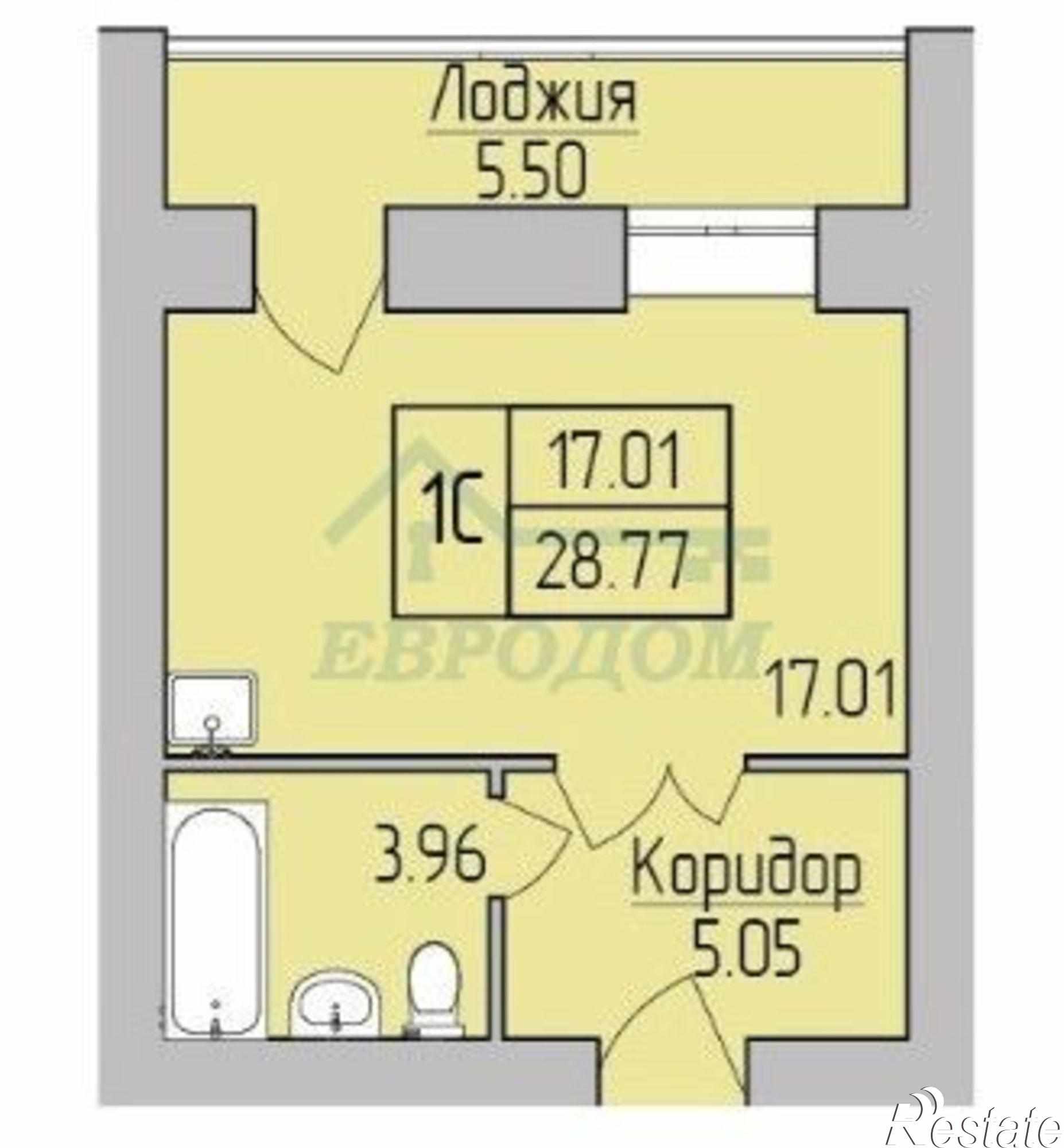 Купить квартиру за 3 253 800 рублей на ул. Юности,5