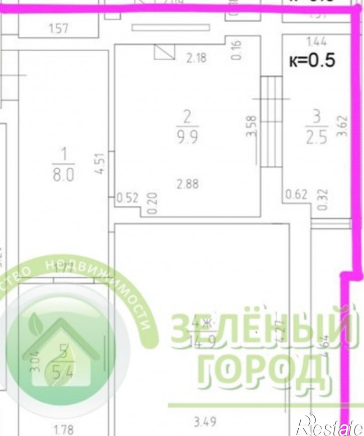 1-комн квартира Молодежная, 6 к2