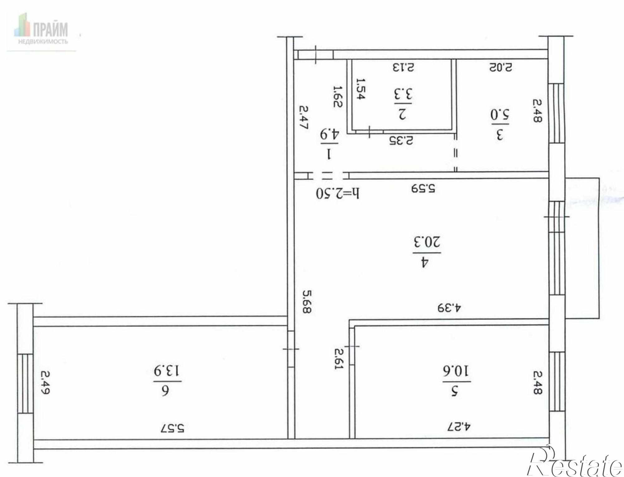 Купить квартиру за 2 450 000 рублей на ул. Волгоградская,11