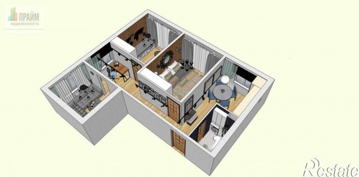 3-комн квартира пр-кт Ленина,58