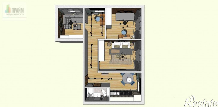 3-комн квартира пр-кт Ленина,58